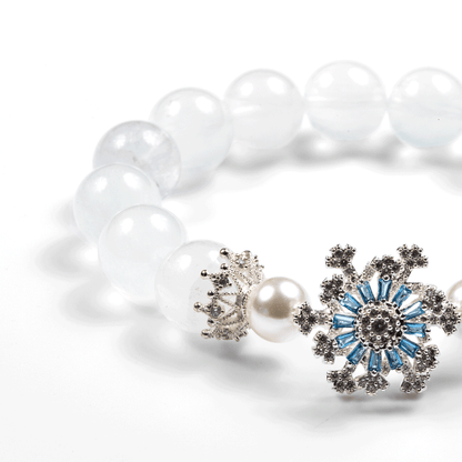 Rabbit Hair Fluorite & Pearl Bracelet: Mystic oriental crystals for 2026 mental clarity & calm energy - FateGemz