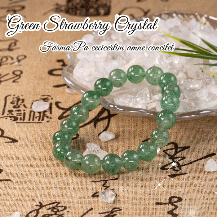Green Strawberry Quartz - FateGemz