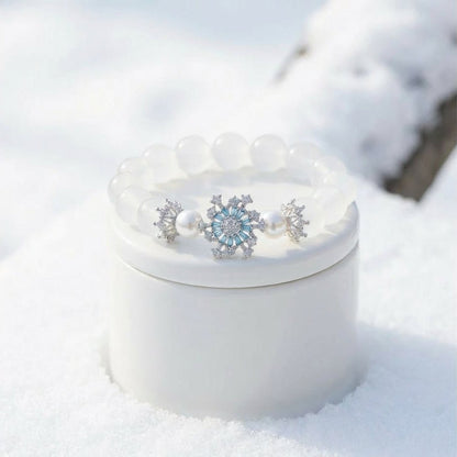 Rabbit Hair Fluorite & Pearl Bracelet: Mystic oriental crystals for 2026 mental clarity & calm energy - FateGemz