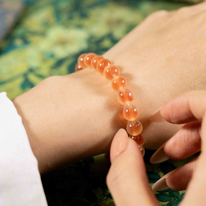 Maple Leaves Turn Red: Sugar-soaked Agate, mystic oriental natural crystals for 2026 emotional balance - FateGemz