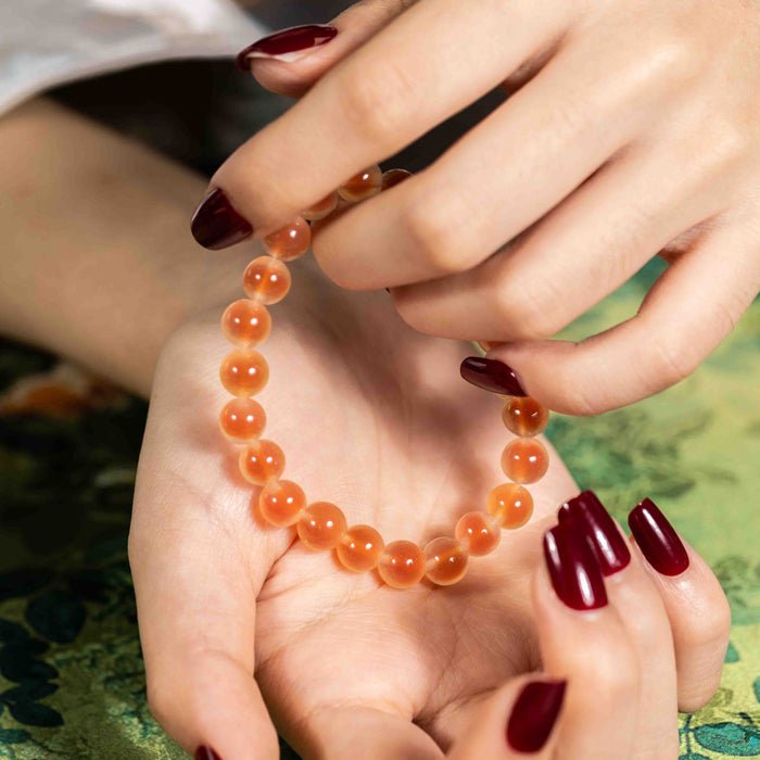 Maple Leaves Turn Red: Sugar-soaked Agate, mystic oriental natural crystals for 2026 emotional balance - FateGemz