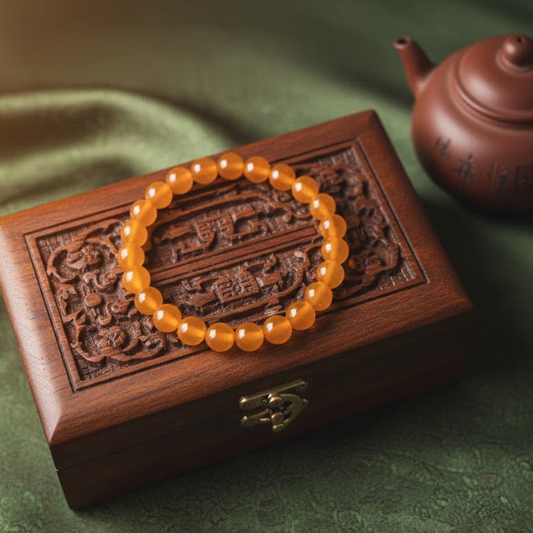 Maple Leaves Turn Red: Sugar-soaked Agate, mystic oriental natural crystals for 2026 emotional balance - FateGemz