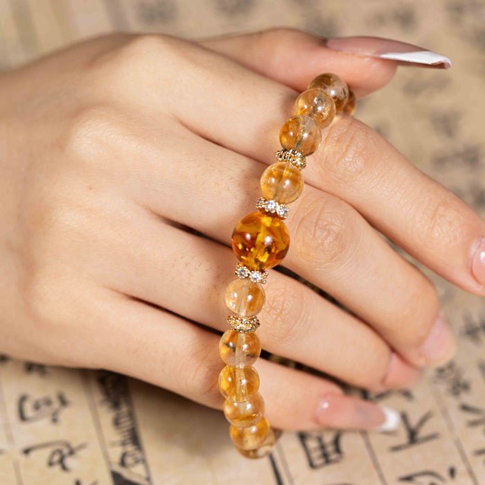 Nature Turns Austere: Citrine & Flower Amber, mystic oriental natural crystals for 2026 wealth and calm energy - FateGemz