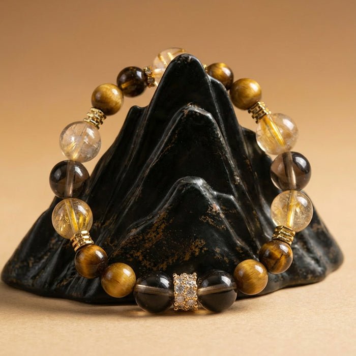 Phoenix Leaves Fall: Citrine & Tiger's Eye for autumn abundance, protection & 2026 success energy - FateGemz