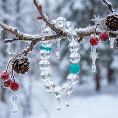 Clear Quartz & Amazonite Bracelet: Mystic oriental crystals for 2026 energy healing & hope - FateGemz