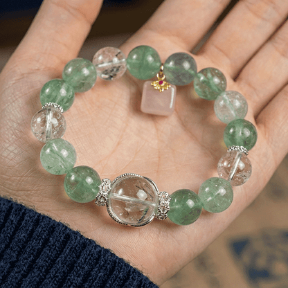 Verdant Jade Glimmer: Green Fluorite for Wood Element balance, stress relief & 2026 creative energy - FateGemz