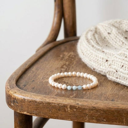 Water Starts to Freeze: Larimar & Pearl, mystic oriental natural crystals for 2026 emotional healing & calm - FateGemz