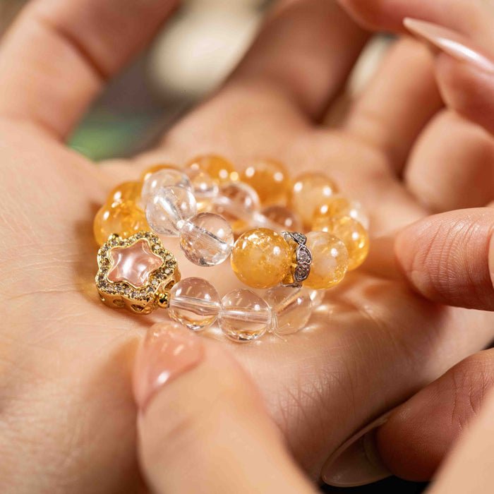 Yin Yang in Balance: Citrine & Clear Quartz, mystic oriental natural crystals for 2026 wealth & harmony - FateGemz