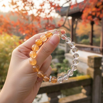 Yin Yang in Balance: Citrine & Clear Quartz, mystic oriental natural crystals for 2026 wealth & harmony - FateGemz