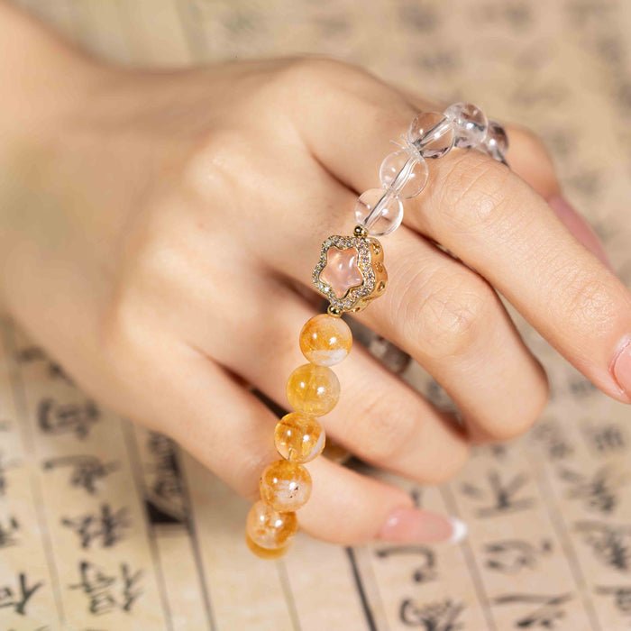 Yin Yang in Balance: Citrine & Clear Quartz, mystic oriental natural crystals for 2026 wealth & harmony - FateGemz